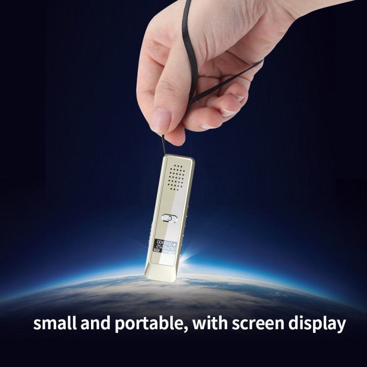 JNN Q7 Mini Portable Voice Recorder with OLED Screen, Memory:4GB(Gold) - Recording Pen by JNN | Online Shopping South Africa | PMC TechLife | Buy Now Pay Later Mobicred