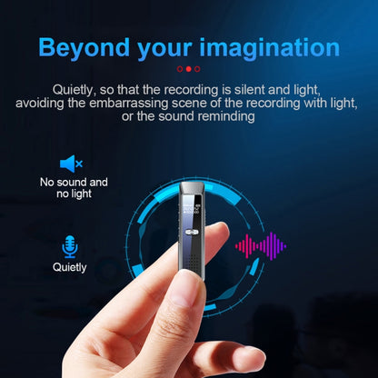 JNN Q7 Mini Portable Voice Recorder with OLED Screen, Memory:4GB(Metal Gray) - Recording Pen by JNN | Online Shopping South Africa | PMC Jewellery | Buy Now Pay Later Mobicred