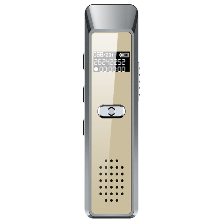 JNN Q7 Mini Portable Voice Recorder with OLED Screen, Memory:8GB(Grey+Gold) - Recording Pen by JNN | Online Shopping South Africa | PMC TechLife | Buy Now Pay Later Mobicred