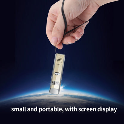 JNN Q7 Mini Portable Voice Recorder with OLED Screen, Memory:8GB(Grey+Gold) - Recording Pen by JNN | Online Shopping South Africa | PMC Jewellery | Buy Now Pay Later Mobicred