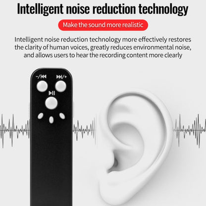 JNN J1 Mini Smart HD Noise Cancelling Voice Recorder, Memory:32GB(Black) - Recording Pen by JNN | Online Shopping South Africa | PMC Jewellery | Buy Now Pay Later Mobicred