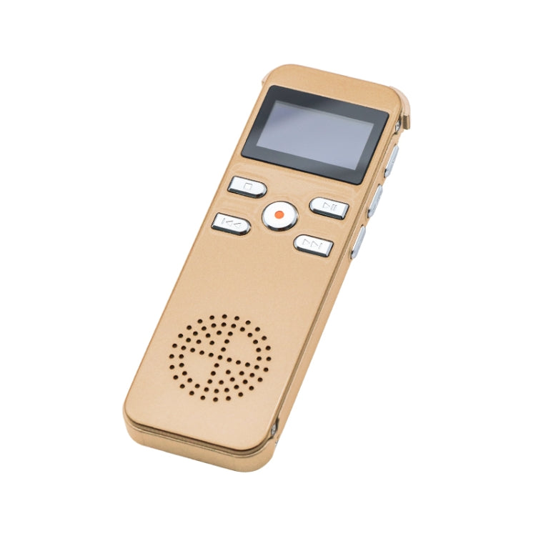 JNN X26 Mini Portable Voice Recorder with OLED Screen, Memory:8GB(Gold) - Recording Pen by JNN | Online Shopping South Africa | PMC Jewellery | Buy Now Pay Later Mobicred