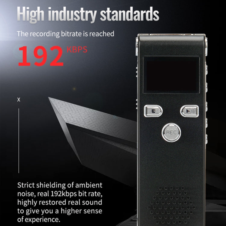 JNN X18 Mini Smart HD Noise Cancelling Voice Recorder, Memory:4GB(Black) - Recording Pen by JNN | Online Shopping South Africa | PMC TechLife | Buy Now Pay Later Mobicred