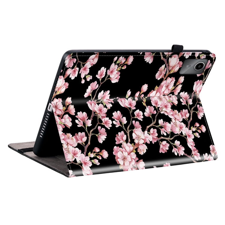 For Lenovo Tab M11/ Xiaoxin Pad 11 2024 Crystal Texture Painted Leather Tablet Case(Plum Bossom) - Lenovo by PMC TechLife | Online Shopping South Africa | PMC TechLife | Buy Now Pay Later Mobicred