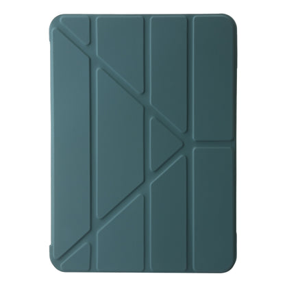 For iPad Air 13 2024 TPU Deformation Flip Leather Tablet Case with Holder(Dark Green) - iPad Air 13 2024 Cases by PMC Jewellery | Online Shopping South Africa | PMC Jewellery | Buy Now Pay Later Mobicred