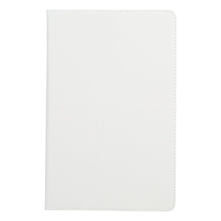 For iPad Pro 11 2024 360 Degree Rotation Litchi Texture Leather Tablet Case with Holder(White) - iPad Pro 11 2024 Cases by PMC TechLife | Online Shopping South Africa | PMC TechLife | Buy Now Pay Later Mobicred