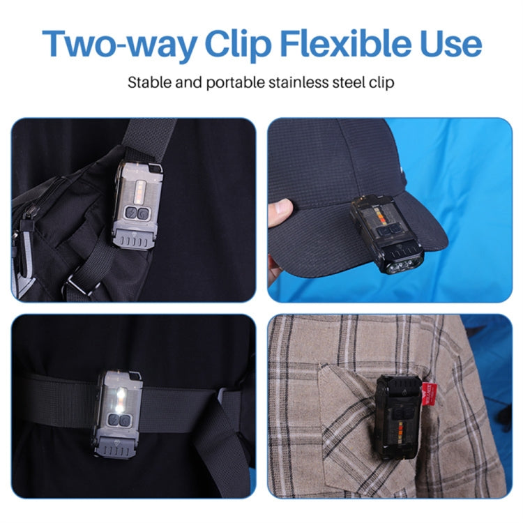 V15 EDC Flashlight Multi-function Work Light(Black) - Mini Flashlight by PMc TechLife | Online Shopping South Africa | PMc TechLife | Buy Now Pay Later Mobicred