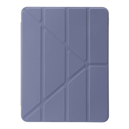 For iPad Pro 11 2024 Clear Acrylic Deformation Leather Tablet Case(Lavender Purple) - iPad Pro 11 2024 Cases by PMC Jewellery | Online Shopping South Africa | PMC Jewellery | Buy Now Pay Later Mobicred