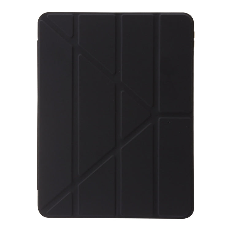 For iPad Air 11 2024 Clear Acrylic Deformation Leather Tablet Case(Black) - iPad Air 11 2024 Cases by PMC Jewellery | Online Shopping South Africa | PMC Jewellery | Buy Now Pay Later Mobicred