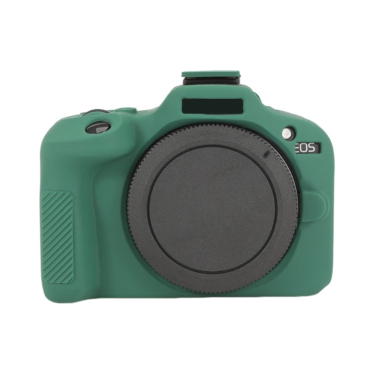 For Canon EOS R100 Glossy Soft Silicone Protective Case(Green) - Protective Case by PMC TechLife | Online Shopping South Africa | PMC TechLife | Buy Now Pay Later Mobicred