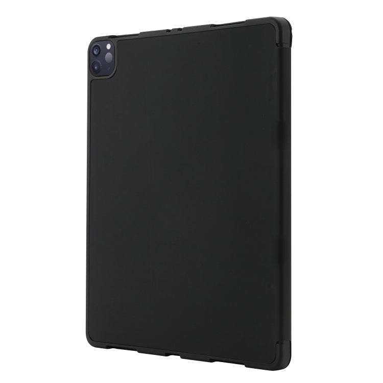 For iPad Pro 11 2024 Skin Feel Tri-fold Leather Tablet Case with Pen Slot(Black) - iPad Pro 11 2024 Cases by PMC Jewellery | Online Shopping South Africa | PMC Jewellery | Buy Now Pay Later Mobicred