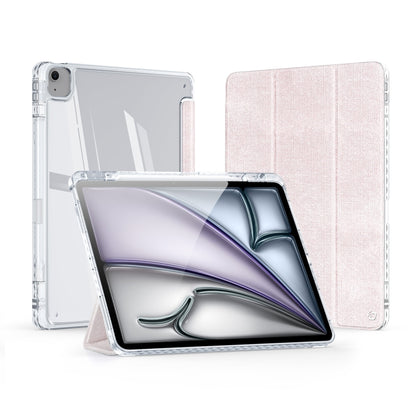 For iPad Air 13 2024 / Pro 12.9 DUX DUCIS Unid Series PU+TPU Smart Tablet Case(Pink) - iPad Air 13 2024 Cases by DUX DUCIS | Online Shopping South Africa | PMC Jewellery | Buy Now Pay Later Mobicred