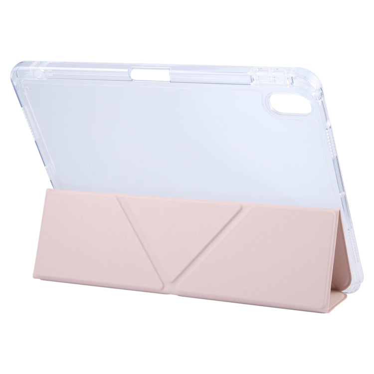 For iPad mini 2024 / mini 6 GEBEI Deformation Leather Tablet Case(Pink) - free shipping - PMc TechLife - Order now!