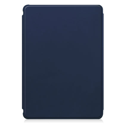 For iPad Pro 13 2024 Transparent Rotation Smart Leather Tablet Case with Keyboard(Dark Blue) - iPad Pro 13 2024 Cases by PMC Jewellery | Online Shopping South Africa | PMC Jewellery | Buy Now Pay Later Mobicred