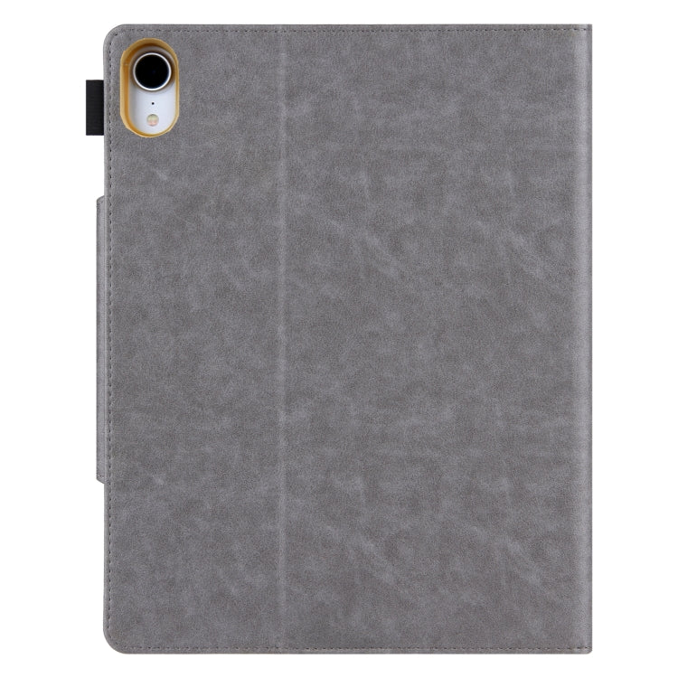 For iPad Pro 13 2024 Solid Color Metal Buckle Leather Smart Tablet Case(Grey) - iPad Pro 13 2024 Cases by PMC Jewellery | Online Shopping South Africa | PMC Jewellery | Buy Now Pay Later Mobicred