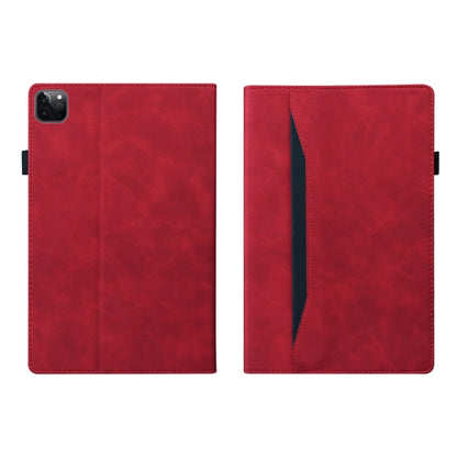 For iPad Pro 11 2024 Splicing Shockproof Leather Tablet Case(Red) - iPad Pro 11 2024 Cases by PMC Jewellery | Online Shopping South Africa | PMC Jewellery | Buy Now Pay Later Mobicred