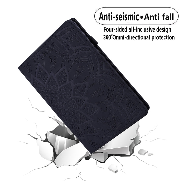 For iPad Pro 11 2024 Calf Texture Embossed Leather Tablet Case(Black) - iPad Pro 11 2024 Cases by PMC TechLife | Online Shopping South Africa | PMC TechLife | Buy Now Pay Later Mobicred