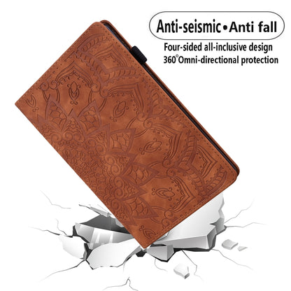 For iPad Pro 11 2024 Calf Texture Embossed Leather Tablet Case(Brown) - iPad Pro 11 2024 Cases by PMC Jewellery | Online Shopping South Africa | PMC Jewellery | Buy Now Pay Later Mobicred