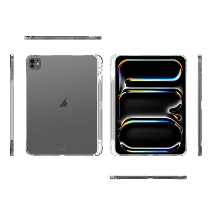 For iPad Pro 13 2024 Highly Transparent TPU Full Thicken Corners Shockproof Protective Case with Pen Slot(Transparent) - iPad Pro 13 2024 Cases by PMC Jewellery | Online Shopping South Africa | PMC Jewellery | Buy Now Pay Later Mobicred