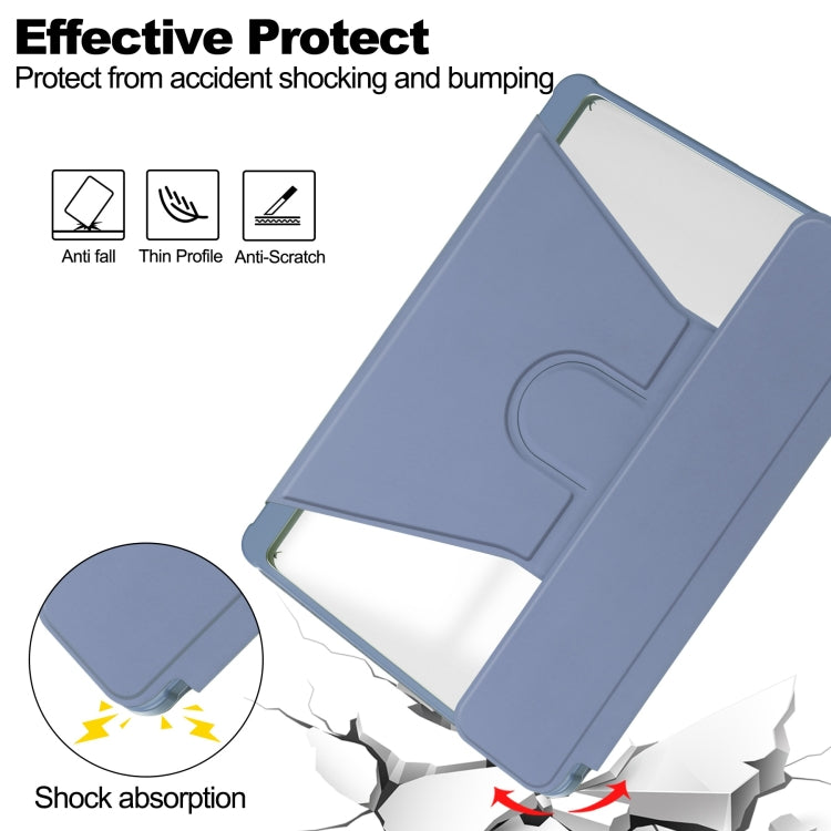 For iPad Pro 13 2024 Transparent Rotation Smart Leather Tablet Case(Lavender) - free shipping - PMC TechLife - Order now!