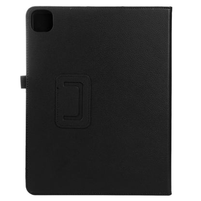 For iPad Air 11 2024 Litchi Texture Solid Color Leather Tablet Case(Black) - iPad Air 11 2024 Cases by PMC Jewellery | Online Shopping South Africa | PMC Jewellery | Buy Now Pay Later Mobicred