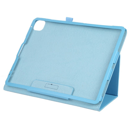 For iPad Pro 13 2024 Litchi Texture Solid Color Leather Tablet Case(Sky Blue) - iPad Pro 13 2024 Cases by PMC Jewellery | Online Shopping South Africa | PMC Jewellery | Buy Now Pay Later Mobicred