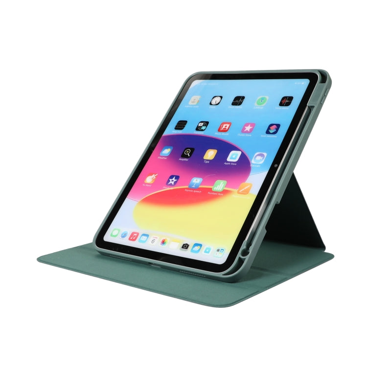 For iPad Pro 11 2024 2 in 1 Acrylic Split Rotating Leather Tablet Case(Matcha Green) - iPad Pro 11 2024 Cases by PMC Jewellery | Online Shopping South Africa | PMC Jewellery | Buy Now Pay Later Mobicred