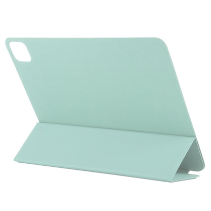 For iPad Pro 13 2024 Double-sided Clip Non-buckle Magnetic PU Smart Tablet Case(Light Green) - iPad Air 13 2024 Cases by PMC Jewellery | Online Shopping South Africa | PMC Jewellery | Buy Now Pay Later Mobicred