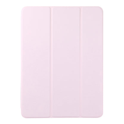 For iPad Air 11 2024 Double-sided Clip Non-buckle Magnetic PU Smart Tablet Case(Pink) - iPad Air 11 2024 Cases by PMC Jewellery | Online Shopping South Africa | PMC Jewellery | Buy Now Pay Later Mobicred