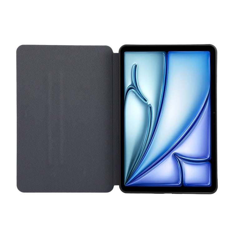 For iPad Air 11 2024 TPU Flip Tablet Protective Leather Case(Black) - iPad Air 11 2024 Cases by PMC Jewellery | Online Shopping South Africa | PMC Jewellery | Buy Now Pay Later Mobicred