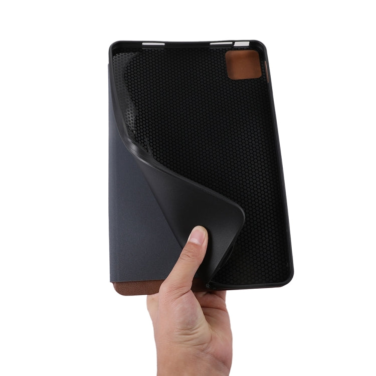 For iPad Air 11 2024 TPU Flip Tablet Protective Leather Case(Brown) - iPad Air 11 2024 Cases by PMC TechLife | Online Shopping South Africa | PMC TechLife | Buy Now Pay Later Mobicred