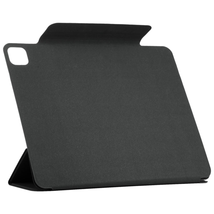 For iPad Pro 13 2024 Double-sided Clip Fixed Buckle Magnetic PU Leather Smart Tablet Case(Black) - iPad Pro 13 2024 Cases by PMC TechLife | Online Shopping South Africa | PMC TechLife | Buy Now Pay Later Mobicred