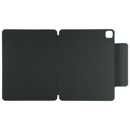 For iPad Pro 11 2024 Double-sided Clip Fixed Buckle Magnetic PU Leather Smart Tablet Case(Black) - iPad Pro 11 2024 Cases by PMC Jewellery | Online Shopping South Africa | PMC Jewellery | Buy Now Pay Later Mobicred