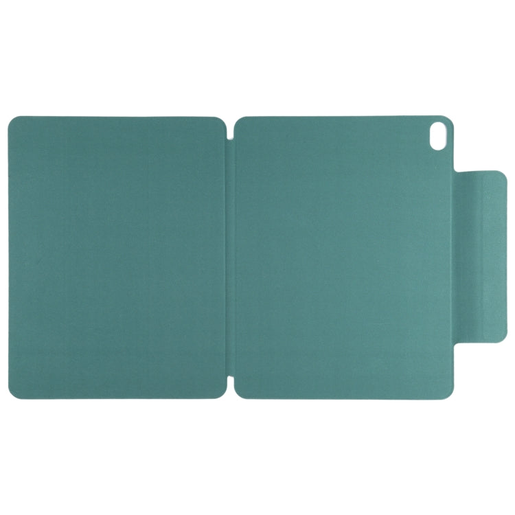 For iPad Air 13 2024 Double-sided Clip Fixed Buckle Magnetic PU Leather Smart Tablet Case(Green) - iPad Air 13 2024 Cases by PMC Jewellery | Online Shopping South Africa | PMC Jewellery | Buy Now Pay Later Mobicred