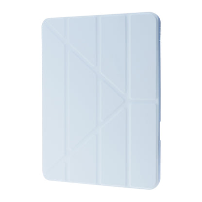 For iPad Air 11 2024 Deformation Transparent Acrylic Leather Tablet Case(Light Blue) - iPad Air 11 2024 Cases by PMC Jewellery | Online Shopping South Africa | PMC Jewellery | Buy Now Pay Later Mobicred