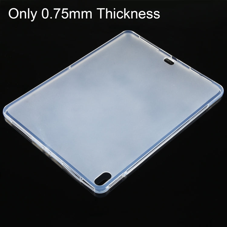 For iPad Air 13 2024 0.75mm Shockproof Outside Glossy Inside Frosted TPU Tablet Case(Transparent) - iPad Air 13 2024 Cases by PMC Jewellery | Online Shopping South Africa | PMC Jewellery | Buy Now Pay Later Mobicred