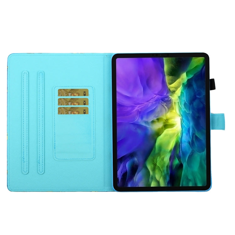 For iPad Pro 11 2024 Coloured Drawing Stitching Smart Leather Tablet Case(Colorful Mandala) - iPad Pro 11 2024 Cases by PMC TechLife | Online Shopping South Africa | PMC TechLife | Buy Now Pay Later Mobicred