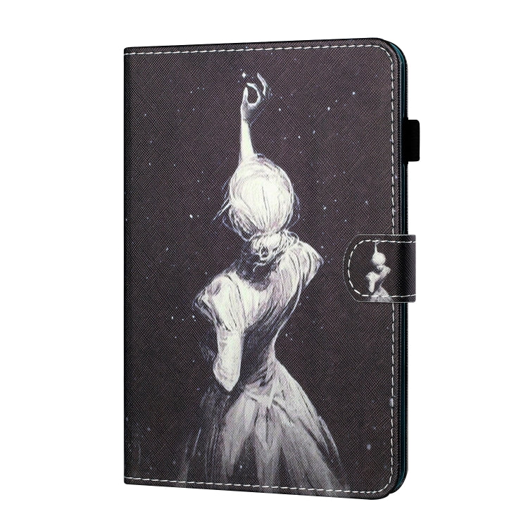 For iPad Pro 11 2024 Coloured Drawing Stitching Smart Leather Tablet Case(Girl) - iPad Pro 11 2024 Cases by PMC Jewellery | Online Shopping South Africa | PMC Jewellery | Buy Now Pay Later Mobicred