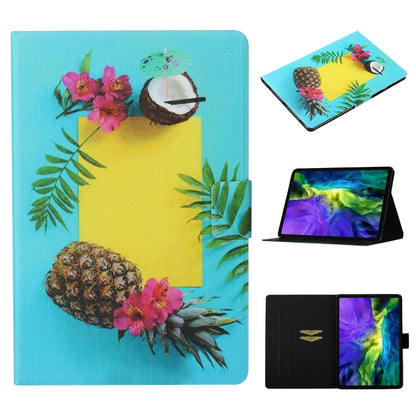 For iPad Pro 11 2024 Voltage Coloured Drawing Smart Leather Tablet Case(Pineapple) - iPad Pro 11 2024 Cases by PMC Jewellery | Online Shopping South Africa | PMC Jewellery | Buy Now Pay Later Mobicred