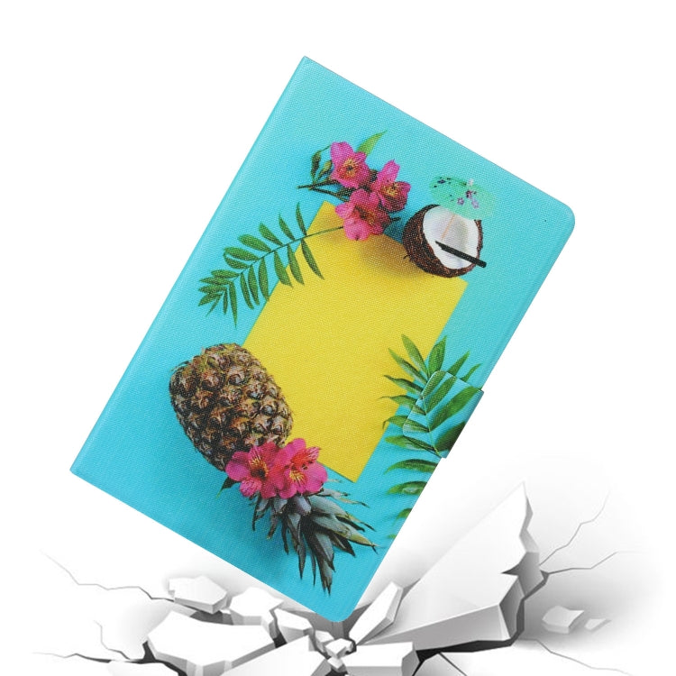 For iPad Pro 11 2024 Voltage Coloured Drawing Smart Leather Tablet Case(Pineapple) - iPad Pro 11 2024 Cases by PMC TechLife | Online Shopping South Africa | PMC TechLife | Buy Now Pay Later Mobicred