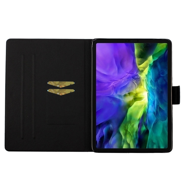 For iPad Pro 11 2024 Voltage Coloured Drawing Smart Leather Tablet Case(Iron Tower) - iPad Pro 11 2024 Cases by PMC TechLife | Online Shopping South Africa | PMC TechLife | Buy Now Pay Later Mobicred