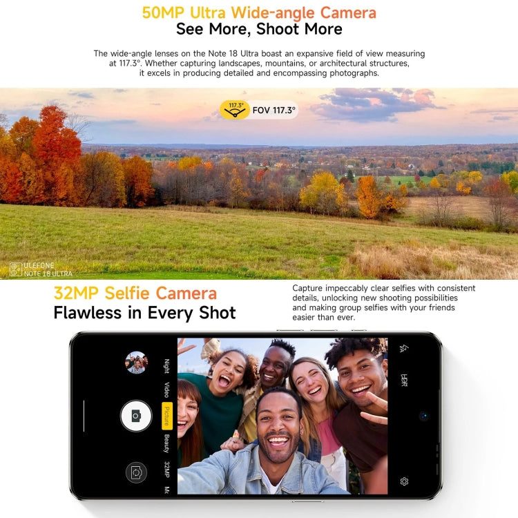 Ulefone Note 18 Ultra, 6GB+256GB, Side Fingerprint, 6.78 inch Android 13 MediaTek Dimensity 720 5G MT6853 Octa Core 2.0GHz, NFC, Network: 5G(Titanium Gray) - Ulefone by Ulefone | Online Shopping South Africa | PMC Jewellery | Buy Now Pay Later Mobicred