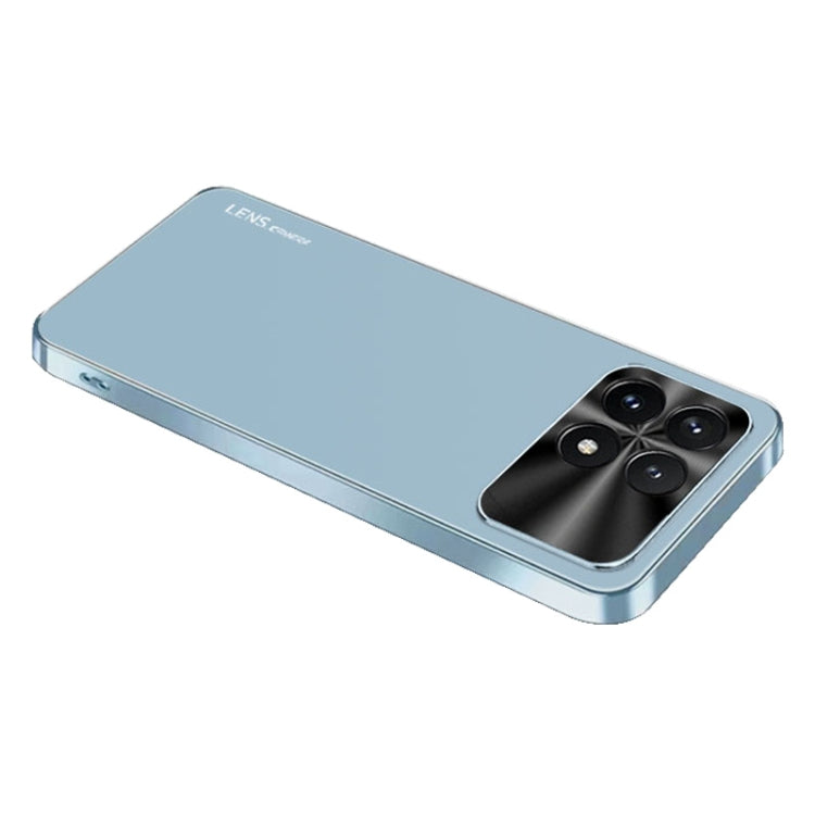 For Xiaomi Redmi K70 AG Frosted Electroplating Acrylic Phone Case(Sierra Blue) - K70 Cases by PMC Jewellery | Online Shopping South Africa | PMC Jewellery | Buy Now Pay Later Mobicred