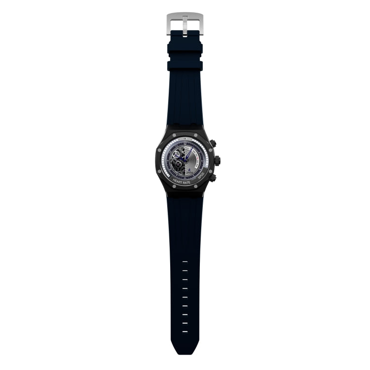 WS-18 1.43 inch IP67 Sport Smart Watch, Support Bluetooth Call / Sleep / Blood Oxygen / Heart Rate / Blood Pressure Health Monitor(Black+Blue) - Smart Watches by PMC Jewellery | Online Shopping South Africa | PMC Jewellery | Buy Now Pay Later Mobicred