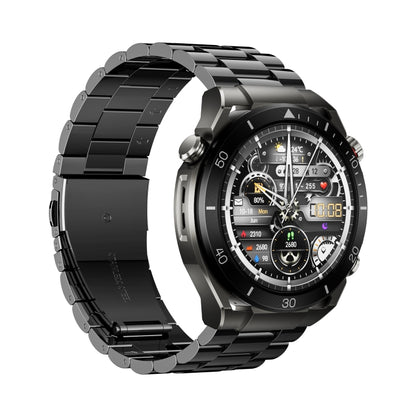 WS-20 1.43 inch IP67 Sport Smart Watch Support Bluetooth Call / Sleep / Blood Oxygen / Heart Rate / Blood Pressure Health Monitor, Steel Strap(Black) - Smart Watches by PMC Jewellery | Online Shopping South Africa | PMC Jewellery | Buy Now Pay Later Mobicred