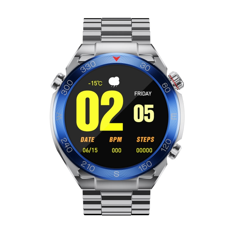 WS-20 1.43 inch IP67 Sport Smart Watch Support Bluetooth Call / Sleep / Blood Oxygen / Heart Rate / Blood Pressure Health Monitor, Steel Strap(Silver) - Smart Watches by PMC Jewellery | Online Shopping South Africa | PMC Jewellery | Buy Now Pay Later Mobicred