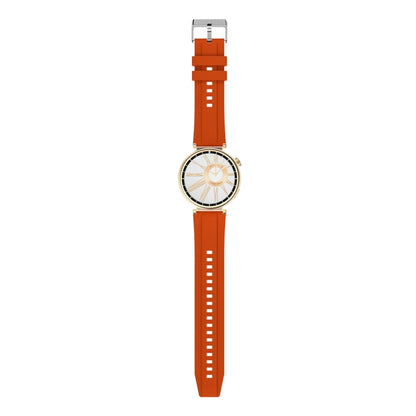 WS520 1.28 inch IP67 Sport Smart Watch, Support Bluetooth Call / Sleep / Blood Oxygen / Heart Rate / Blood Pressure Health Monitor(Gold+Orange) - Smart Watches by PMC Jewellery | Online Shopping South Africa | PMC Jewellery | Buy Now Pay Later Mobicred