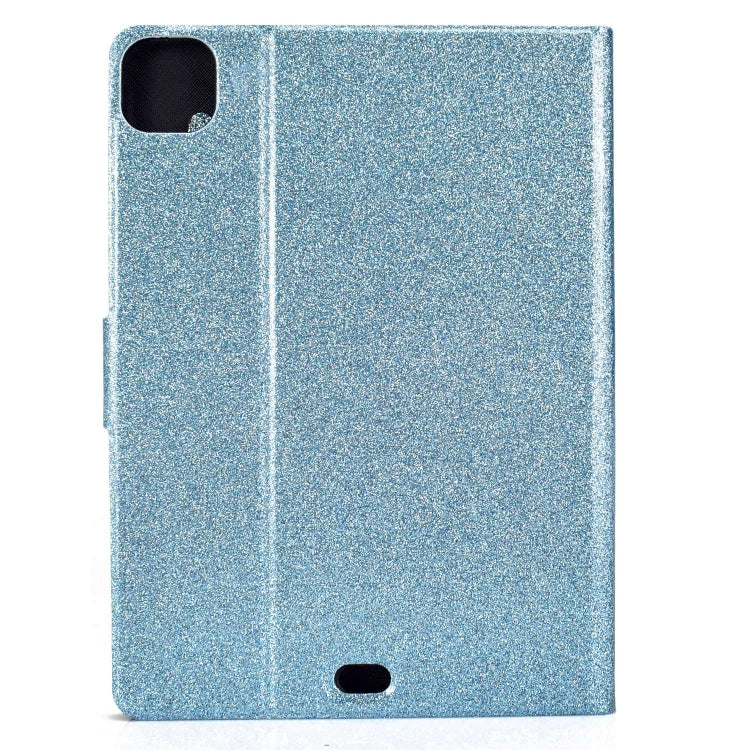 For iPad Pro 11 2024 Varnish Glitter Powder Smart Leather Tablet Case(Blue) - iPad Pro 11 2024 Cases by PMC TechLife | Online Shopping South Africa | PMC TechLife | Buy Now Pay Later Mobicred