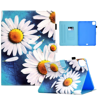 For iPad Pro 11 2024 Painted Stitching Smart Leather Tablet Case(Sunflower) - iPad Pro 11 2024 Cases by PMC Jewellery | Online Shopping South Africa | PMC Jewellery | Buy Now Pay Later Mobicred