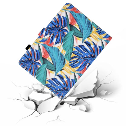 For iPad Pro 11 2024 Colored Drawing Sewing Smart Leather Tablet Case(Leaves) - iPad Pro 11 2024 Cases by PMC Jewellery | Online Shopping South Africa | PMC Jewellery | Buy Now Pay Later Mobicred